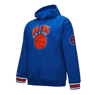 Толстовка Mitchell&Ness NBA Chainstitch Fleece Vintage Logo New York Knicks Sweatshirt Blue