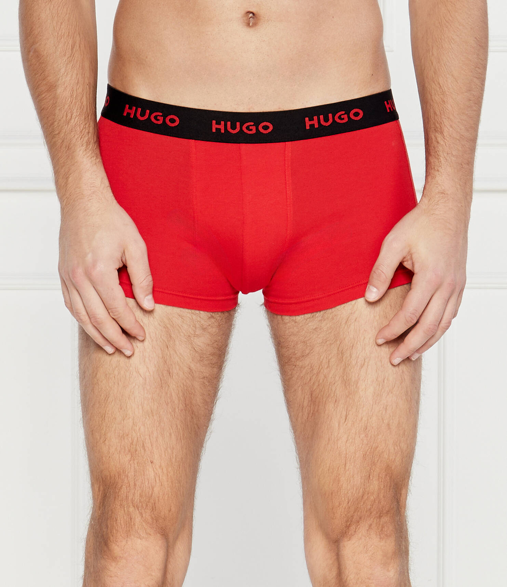 Трусики-боксеры 3шт. Hugo Bodywear - красный(50517894)