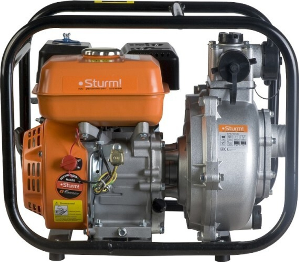 Мотопомпа бензиновая Sturm BP8760VD для слабозагрязненной воды, высоконапорная BP8760VD