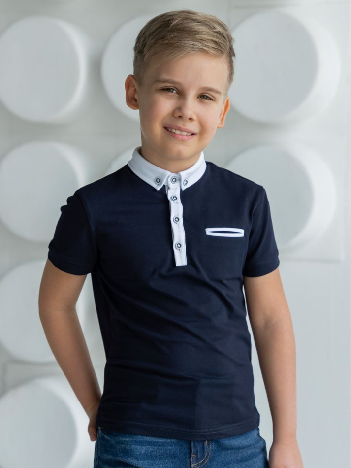 Футболка-поло из хлопка