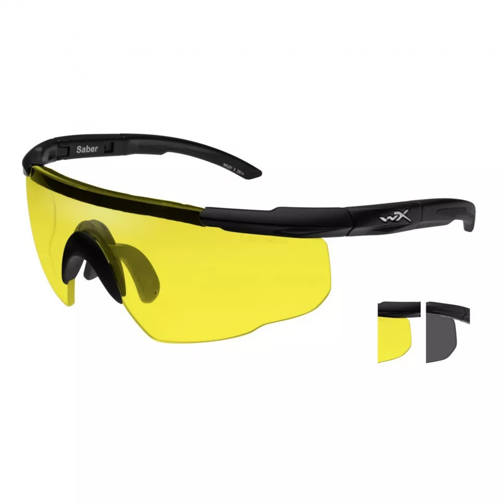 Wiley X — Очки тактические защитные Wiley-X Saber Advanced (frame: matte black, lens: yellow)