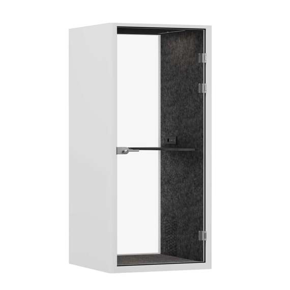 SoundCube RV UNO з/с-стекло SDC-1.0-GL Белый/Морская Галька/Антрацит/Прозрачный/Серый 1041*1070*2278