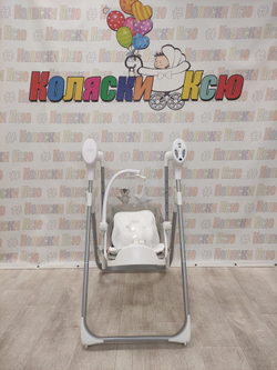 Стульчик для кормления - Электрокачели Sweet Baby Fiesta White/Grey