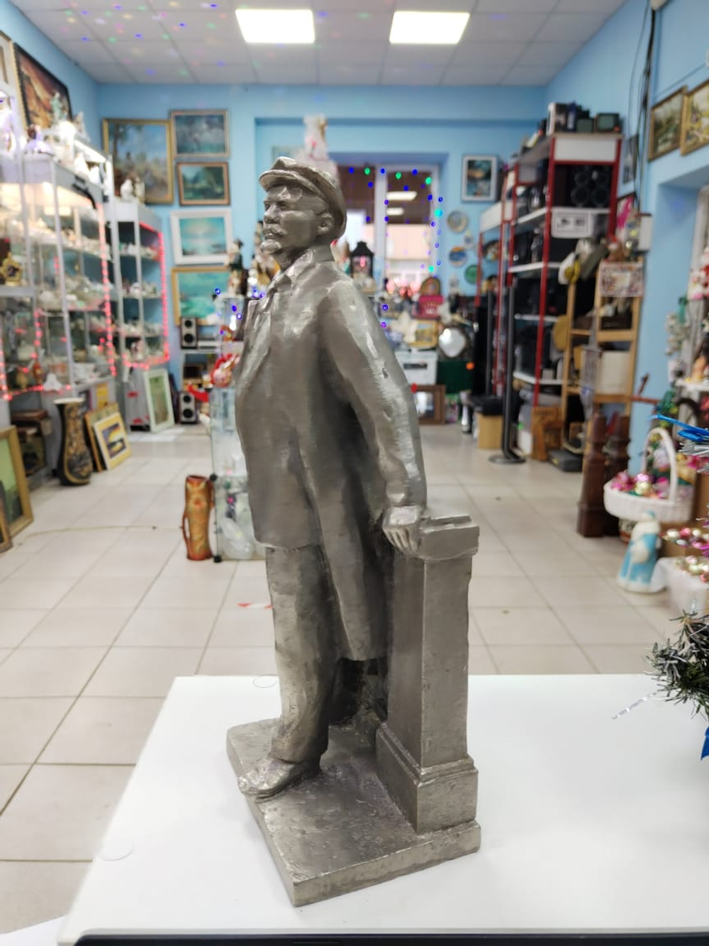 "Ленин у изгороди". Скульптура Мурзина А.А. 1977г СССР