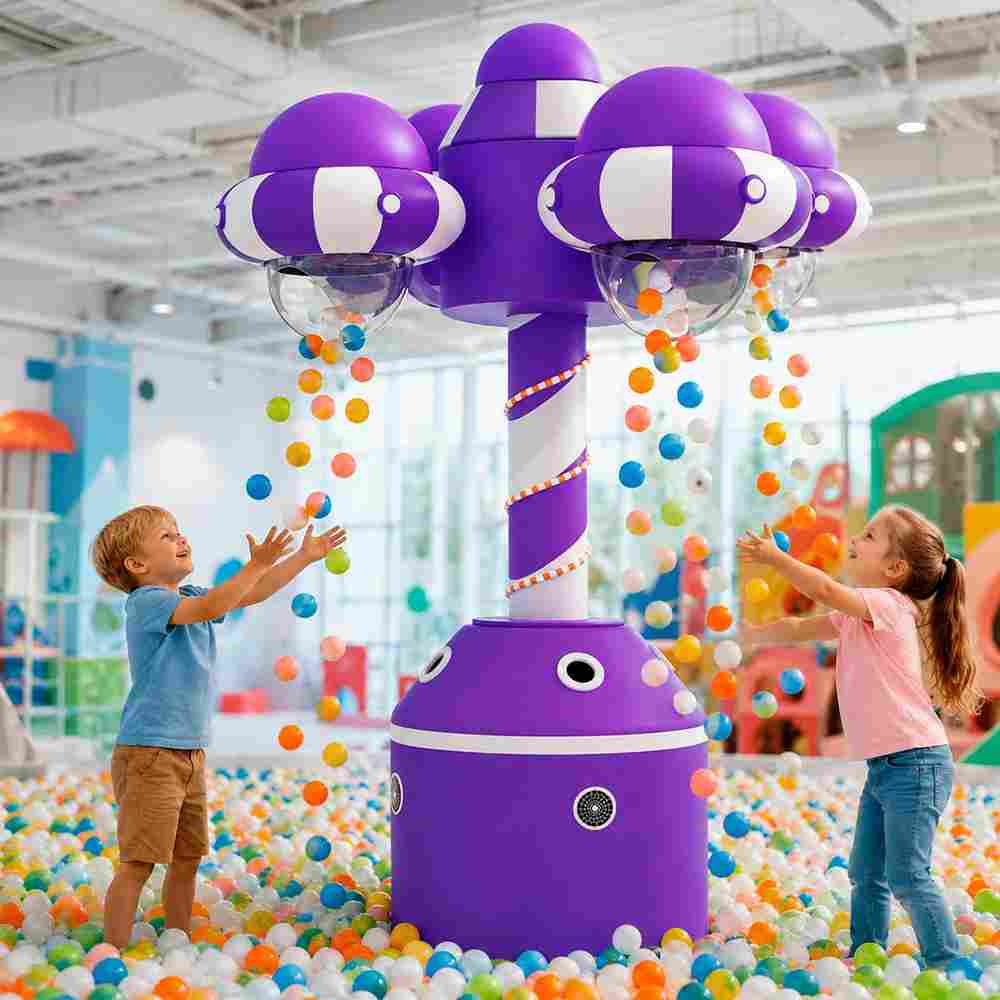 Шаропад для игровой комнаты «Пурпурный Вихрь», 2,2×2,2×2,6 м