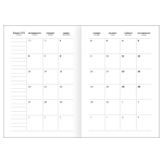 Ежедневник датированный 2025г. А5 168л. черный, бумвинил (BG)