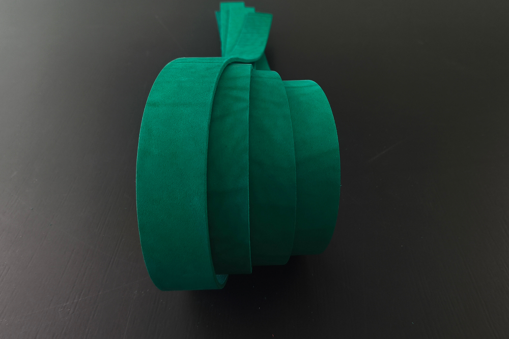 Ременная заготовка Малахит гладкая