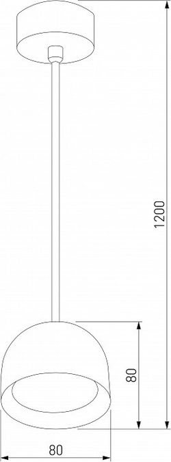 Подвесной светильник Elektrostandard Uno a065699