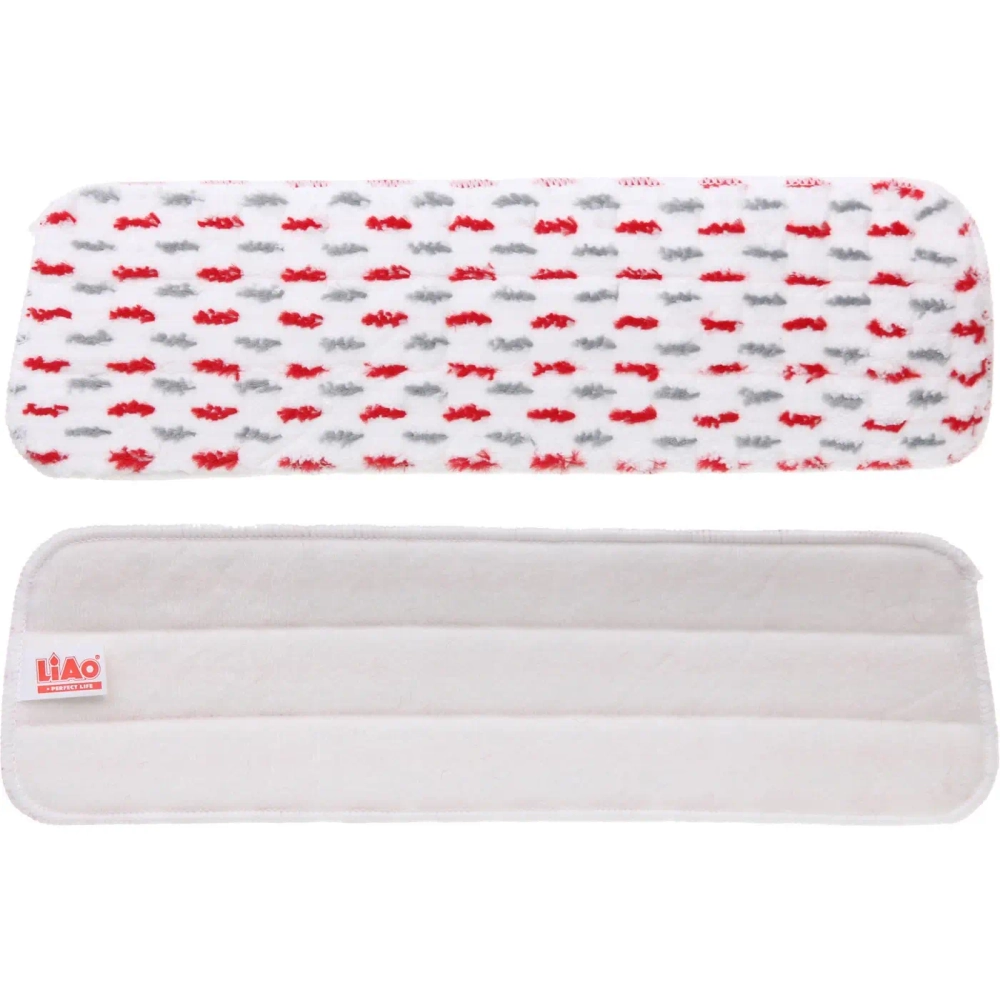 Сменная насадка для швабры «Liao» микрофибра 40х12 см R130002 липучка