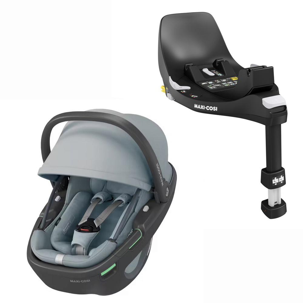 Автокресло Maxi-Cosi Coral 360 с базой Family Fix 360 8559050111 Essential Grey/серый (2023)