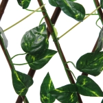 Забор декоративный «Изящная изгородь» при ширине при ширине 2 м высота 0,4 м (h-0.7м в сложенном), Зеленый