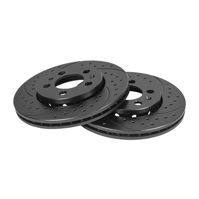 Диск тормозной GANZ передний перфорированный PRO-Line с покрытием (комплект - 2 шт) VAG AUDI A3 / VW G4 1.6 Арт.: GIJ10005S