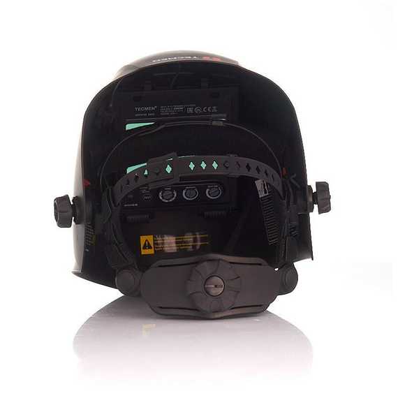 Маска сварщика Tecmen ADF - 815S TM16 чёрная (внешн. кнопка зачистки)