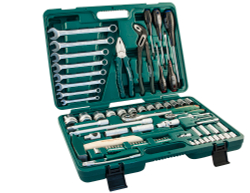 S04H52477S Набор инструмента универсальный 1/4", 1/2"DR, 77 предметов