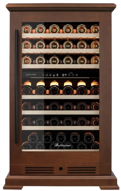 Винный шкаф двухзонный Meyvel MV77PRO-KBT2 (Итальянский орех)
