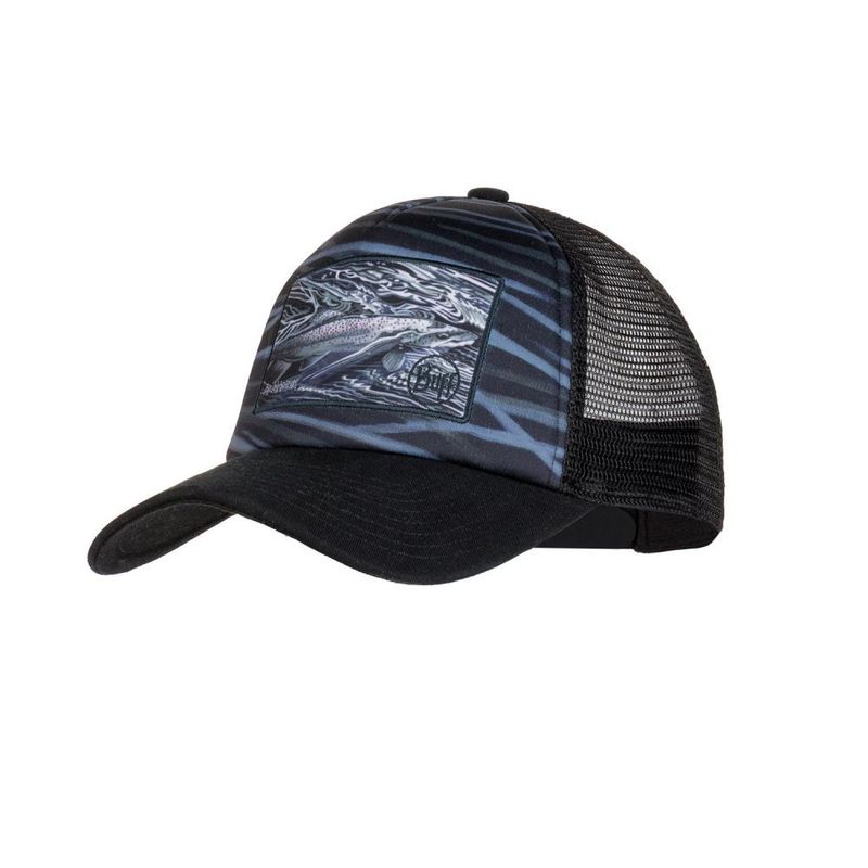 Кепка-бейсболка Buff Trucker Cap Chrome Graphite Фото 1