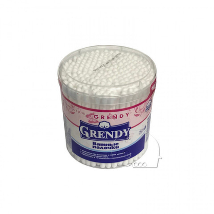 GRENDY ватные палочки 100шт круглая банка