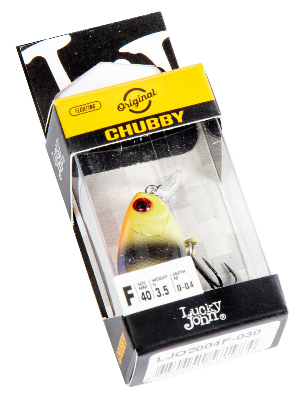 Воблер Lucky John CHUBBY 4F, цвет 030