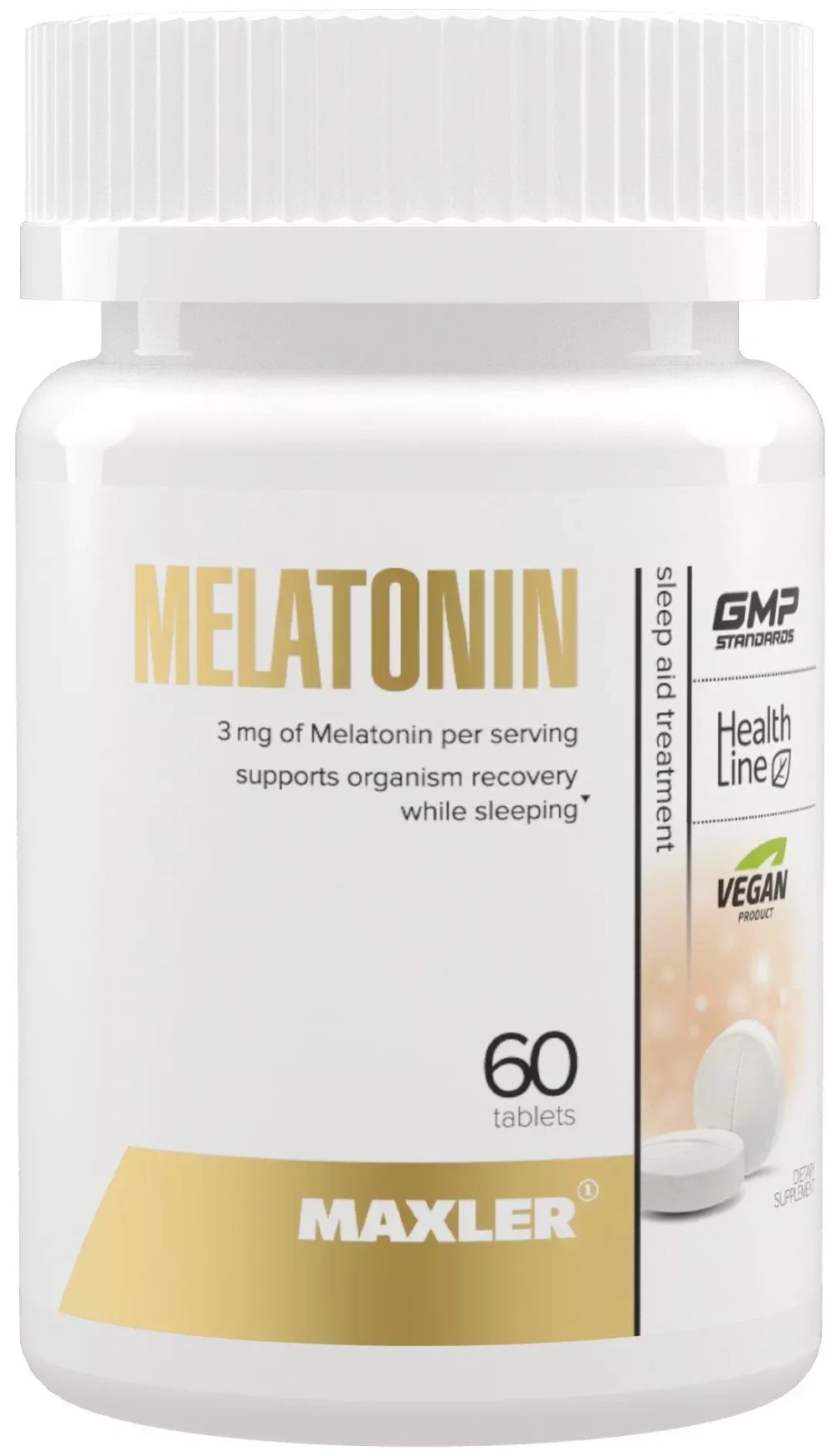 Melatonin 3 mg 60 tabs (Maxler)