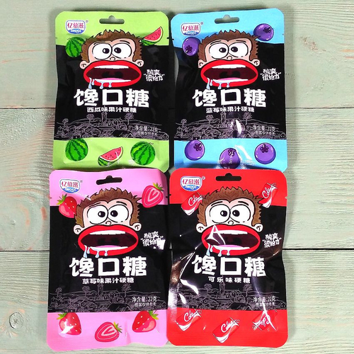 Конфеты Emooz фруктовые (с шипучкой)