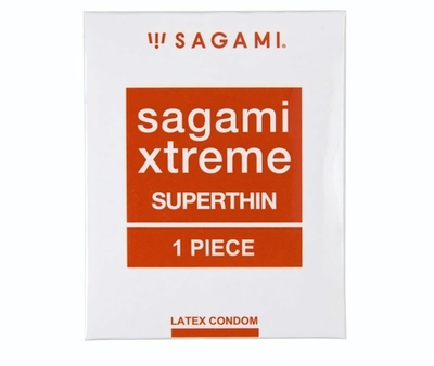 Ультратонкий презерватив Sagami Xtreme Superthin - 1 шт. (Цвет: прозрачный)