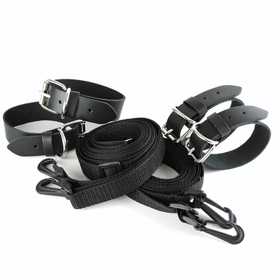 Черный комплект для растяжки на кровати «Новичок» (Цвет: черный)