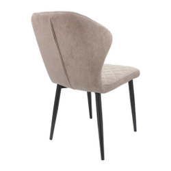 Стул "Монро" (арт. 338), велюр Бренди В05 латте, ножки черные