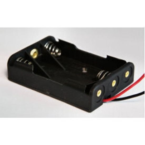 Держатель на 3 батарейки ААA с проводами BH-431