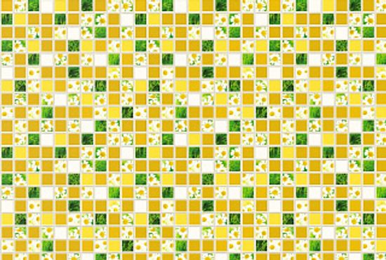 ПВХ панель Мозаика 957х480мм. Ромашка №4