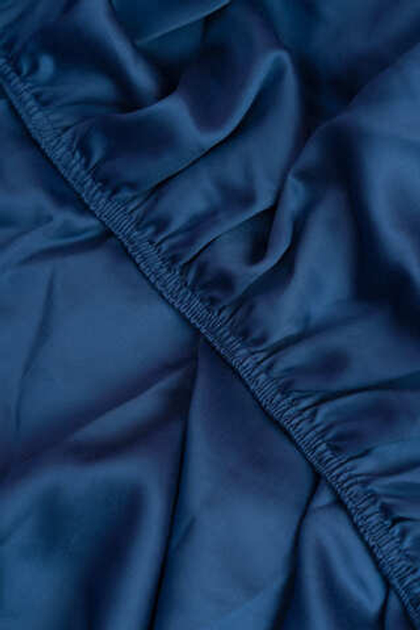 Простыня на резинке 160x200x40 German Grass Blue Brilliant синяя