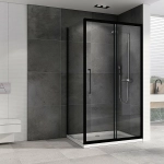 Душевой уголок ABBER Schwarzer Diamant 100х60 AG30100BH-S60B стекло прозрачное/профиль черный