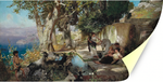 "У фонтана", Семирадский Г. И., картина для интерьера (репродукция) Настене.рф