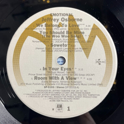 Винтажная виниловая пластинка LP Jeffrey Osborne Emotional (USA 1986)