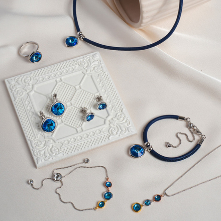 Колье Fiore Luna Royal Blue Delite B1902.23 BL/S