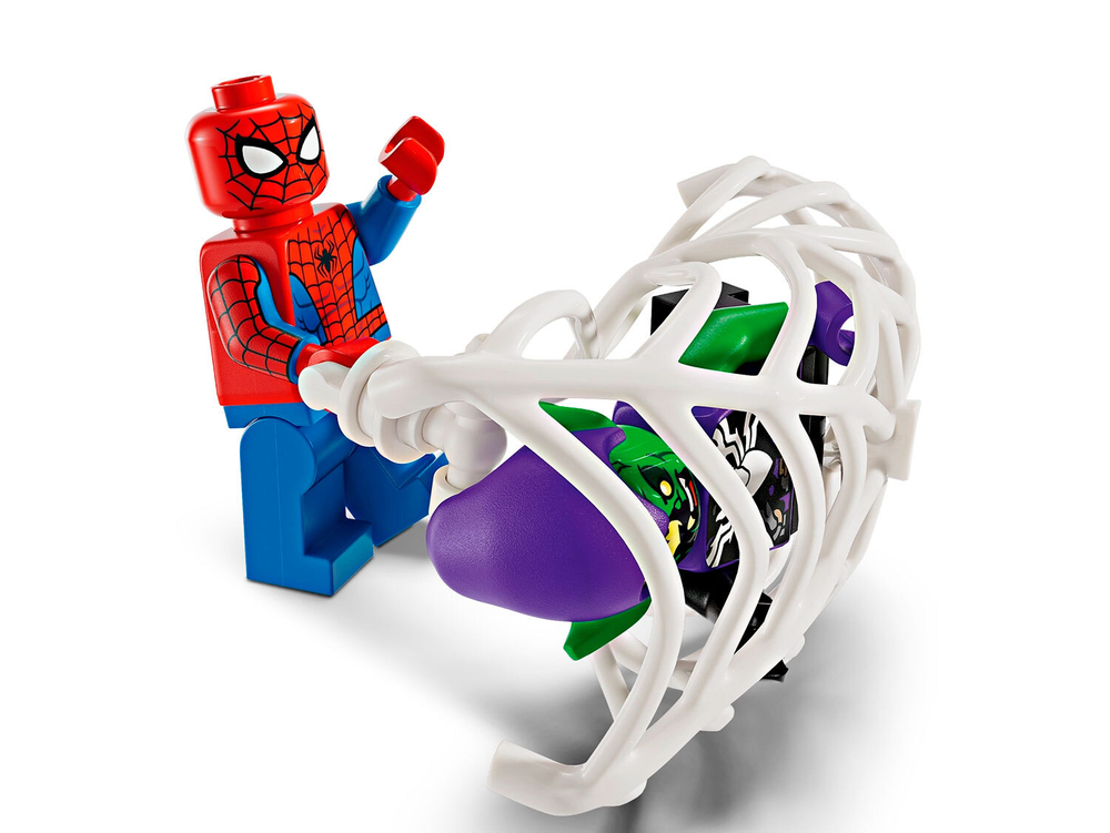 LEGO Super Heroes 76279 «Гоночная машина Человека-паука и Зелёный Гоблин Веном» — битва супергероев