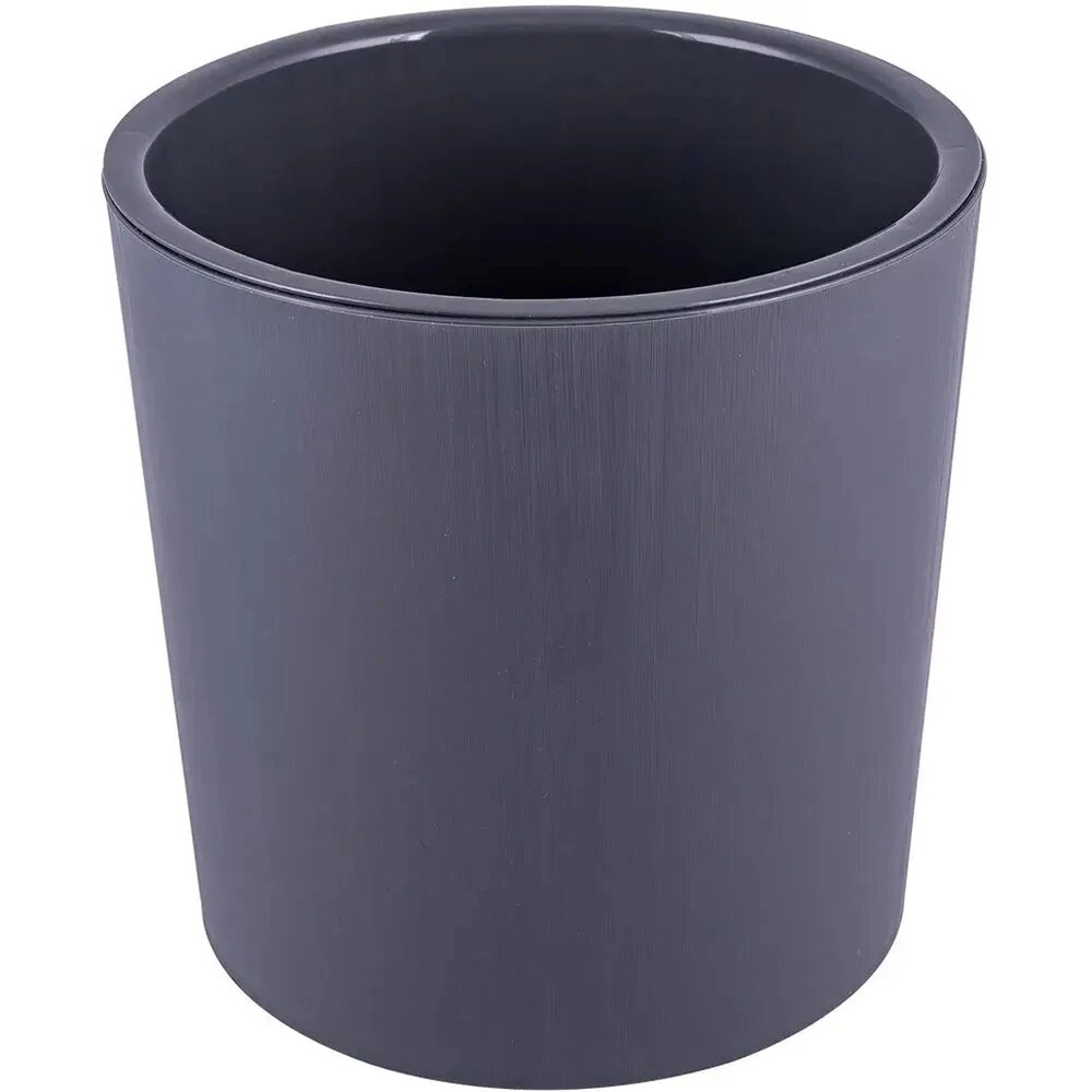 Горшок для цветов с дренажной вставкой Genius 2,5л (d157, h156мм)(серый)