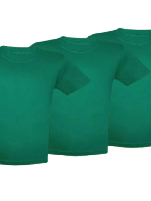 Футболка однотонная для садика и школы.Набор 3 шт.