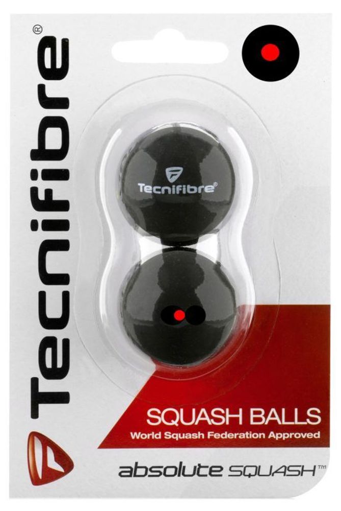 Мячи для сквоша Tecnifibre s Red Dot - 2B