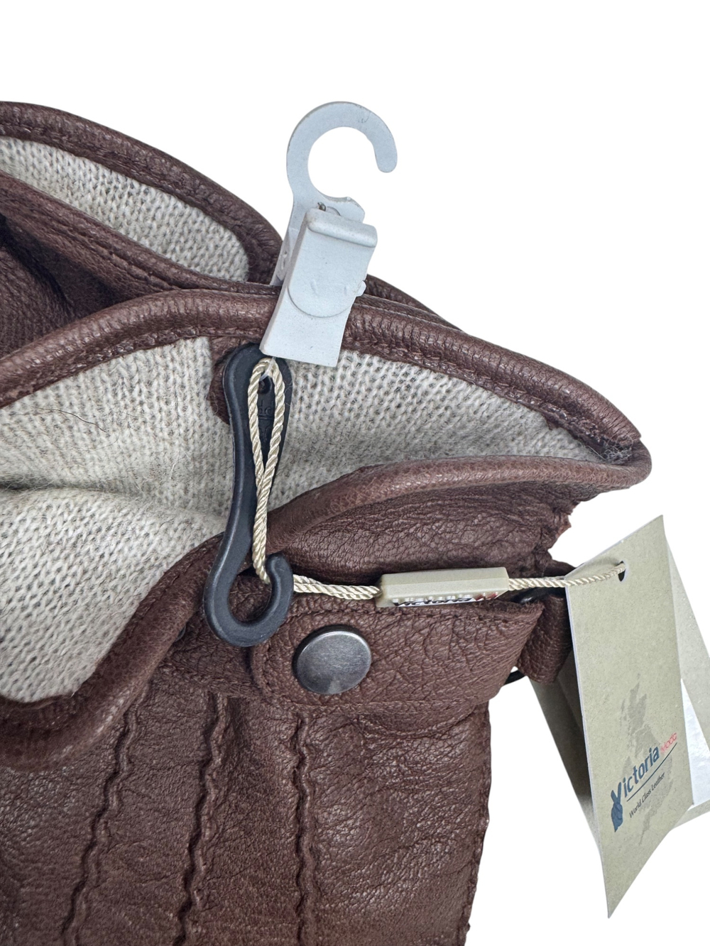 Перчатки. Мужские. Материал верха: Кожа оленя. Подклад: Трикотаж-шерсть. 5 шт в упаковке.