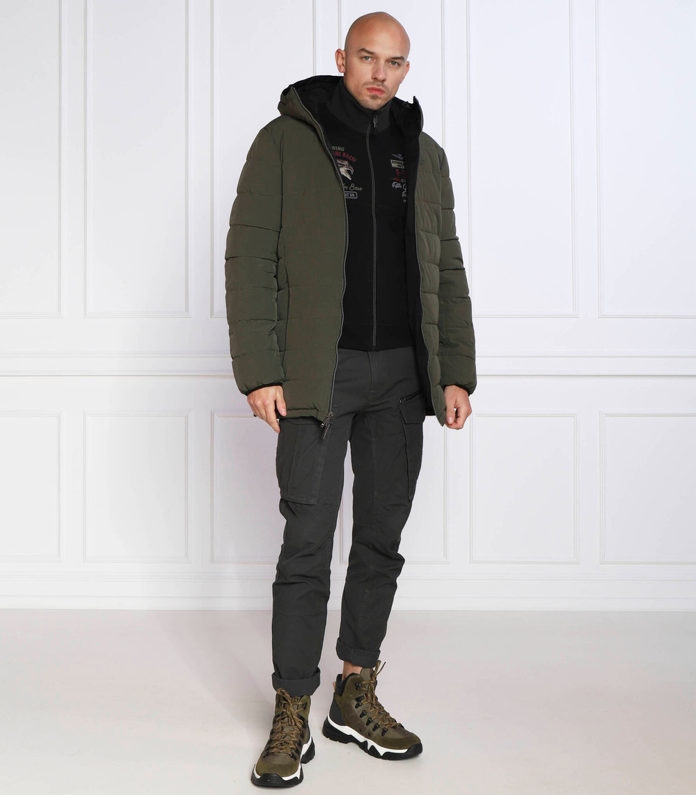 двухсторонняя куртка Aeronautica Militare - черный(AB2025CT3005)