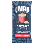 Laird Superfood, Растворимый латте, сладкий и сливочный, 5 пакетиков по 25 г (0,9 унции)