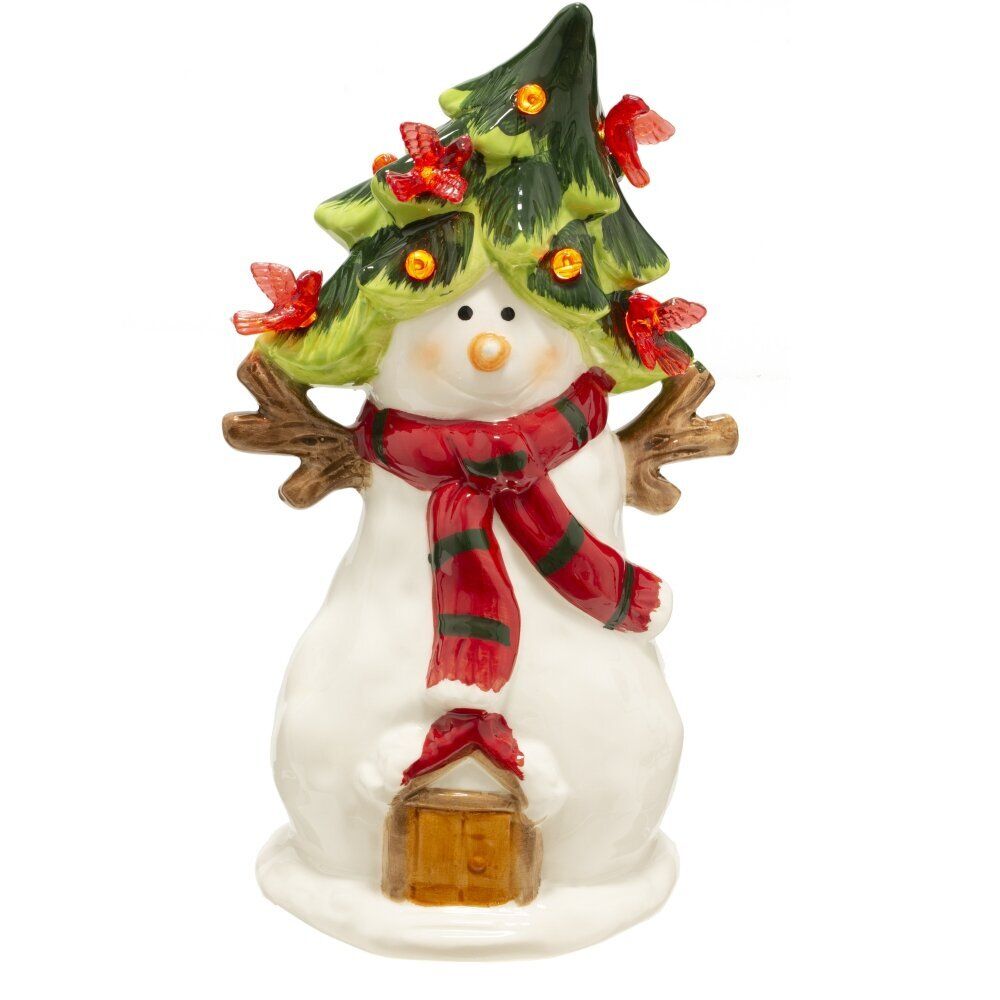 GAEM Фигурка декоративная "Снеговик" с подсветкой (АААх3, н/п), L13 W11 H23 см