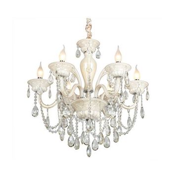 Люстра подвесная OML-30503-06 кремовое стекло Omnilux Teramo