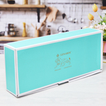 Чайный набор 12 предметов 250мл "Севилья серебро", костяной фарфор