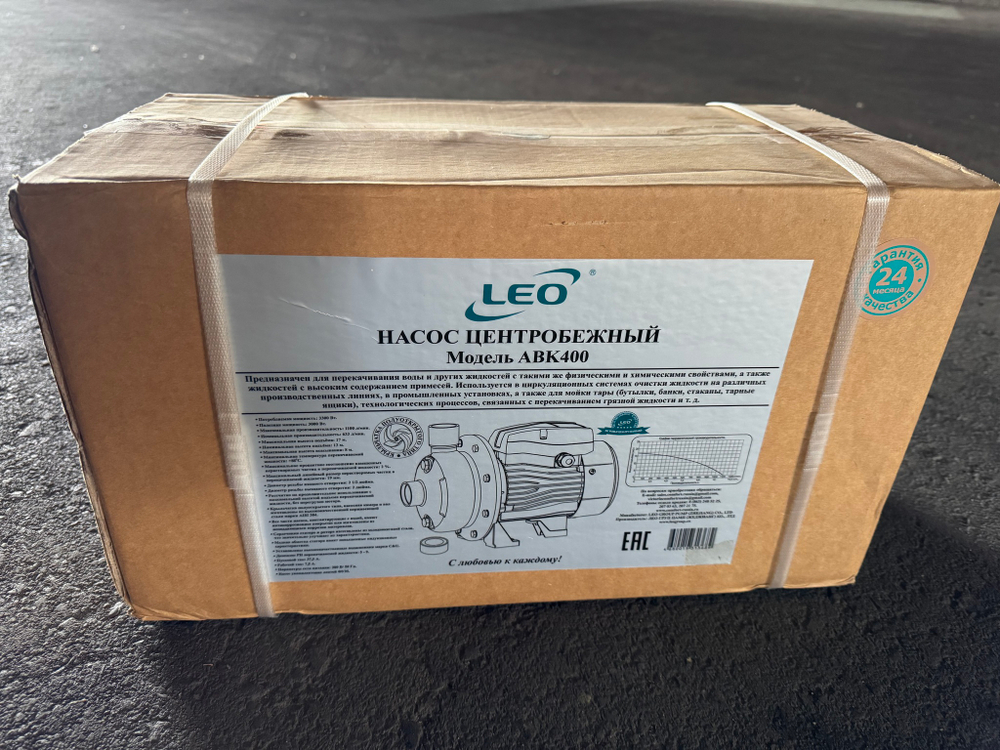 Центробежный насос LEO ABK400 (380 В)
