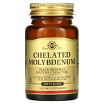 Solgar, Хелатный молибден, 100 таблеток (150 мкг в таблетке)