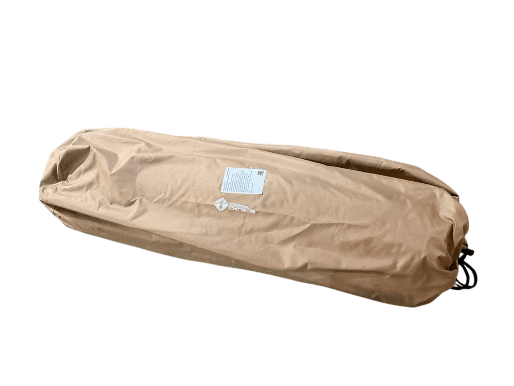 Самонадувающийся туристический коврик Crusoe Camp M7 (198x63x7 см), микрозамша, с кнопками