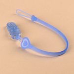 Держатель для соски - пустышки «Сердце», силиконовый, цвет голубой   9459128