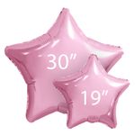 Шар (30''/76 см) Звезда, Фламинго, 1 шт. в уп.