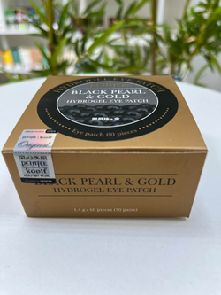 Petitfee Гидрогелевые патчи для глаз Black Pearl & Gold Hydrogel Eye Patch, 60 шт.